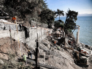 Jamba Drilling - San Rafael, CA. Foundation Drilling, retaining walls, CIDH, shoring, slide repairs, concrete pumping.